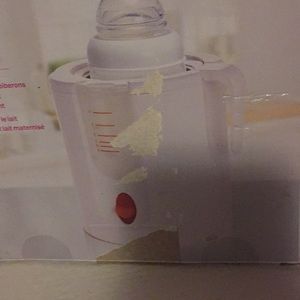 A bottle warmer